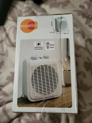 Calentador Equation 2000W sin abrir