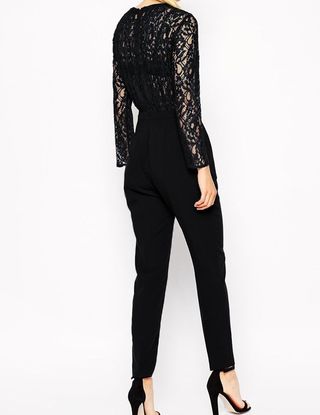 Mono Negro con encaje