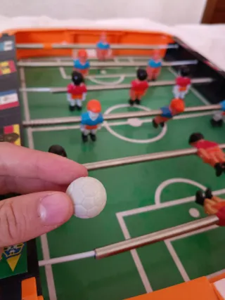 Futbolín de mesa pequeño
