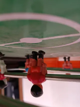 Futbolín de mesa pequeño