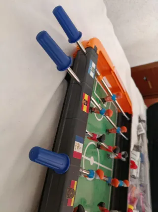 Futbolín de mesa pequeño
