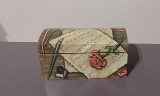 SANT JORDI 2026 - Cajita / joyero con poema y rosa