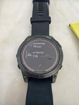 Garmin Fenix 7 Sapphire Solar Negro/Amarillo
