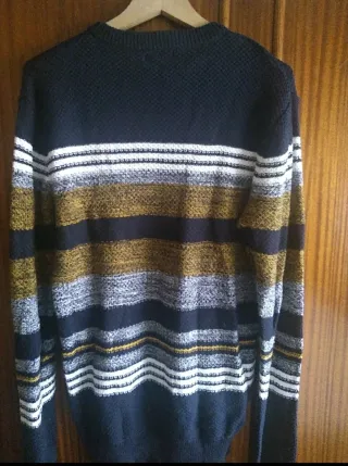Jersey INSIDE rayas azul y mostaza