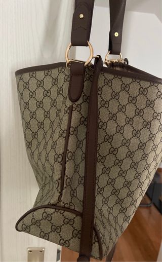 Borsa GG Beige/Marrone Elegante
