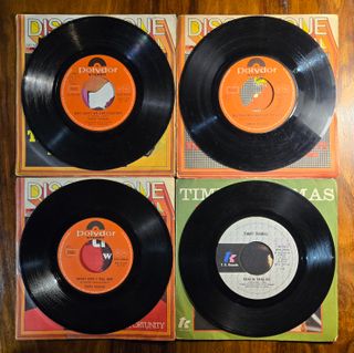 Lotto 4 x 7" 45 Timmy Thomas disco soul G+/VG+