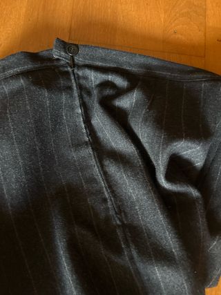 Pantalón de traje diplomático gris talla 46