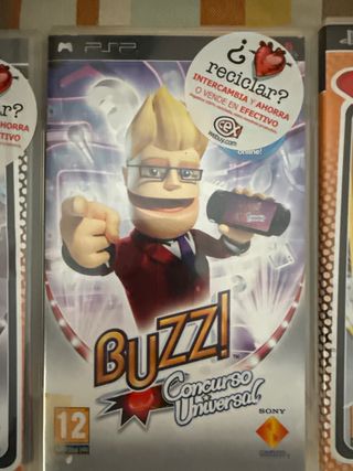 Lote 3 Juegos Buzz! PSP
