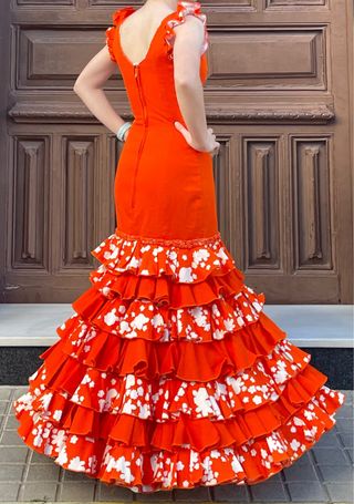 Traje de Flamenca Talla 34 elastico