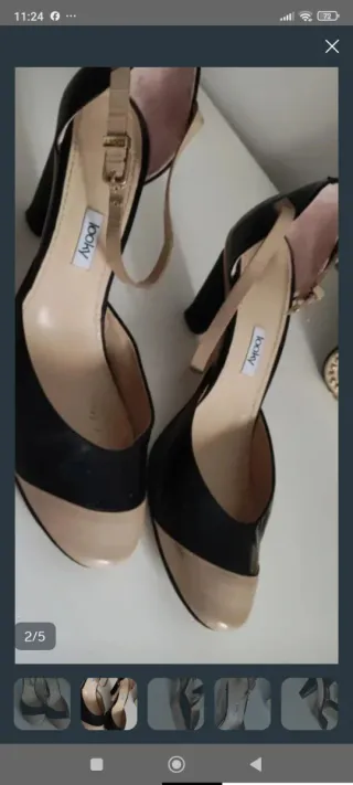 Zapatos Lottusse Piel Beige y Negro