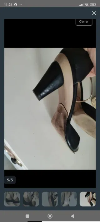Zapatos Lottusse Piel Beige y Negro
