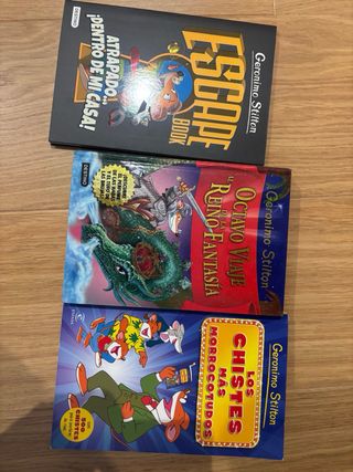 Lote GERONIMO STILTON de 12 Libros