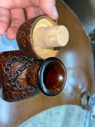 Botella Cuero Miguel de Cervantes