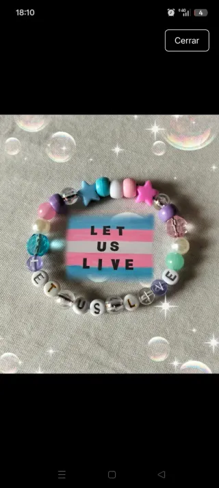 Pulsera Kandi trans