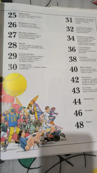 El deporte a través del tiempo - Atlas ilustrado