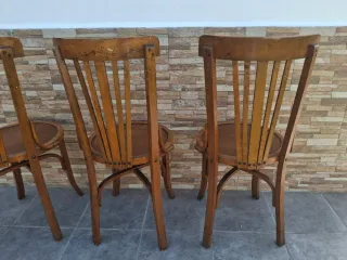 3 Sillas madera estilo Thonet
