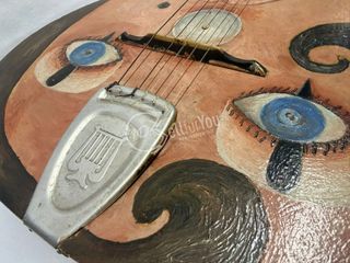 Chitarra Classica Dipinta Musical Cherubini Roma