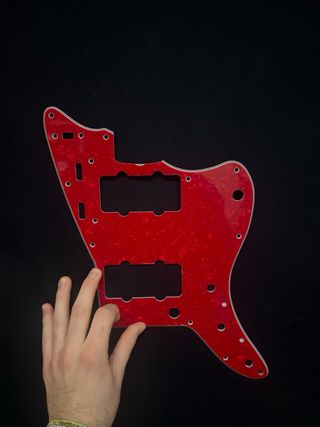 Pickguard Jazzmaster Perloide Rojo