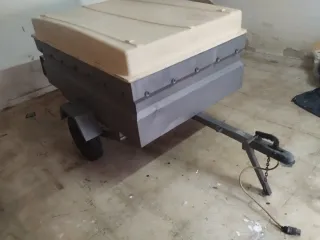 Remolque de mercadillo de un eje