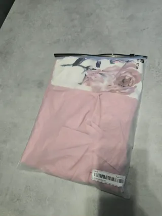 Vestito donna fantasia floreale rosa