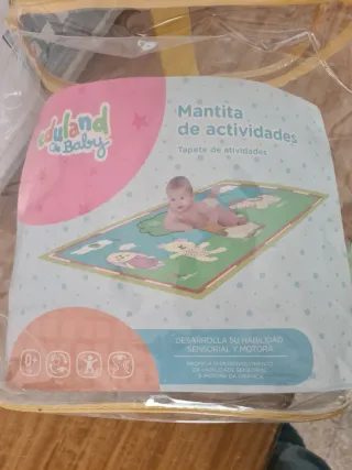 RegaloManta de actividades para bebé 100cmx 140 cm