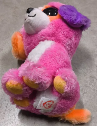 Peluche cagnolino morbido colorato