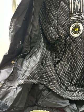 Chaqueta de moto RICHA roja y negra