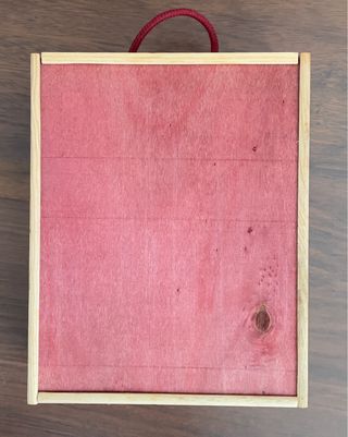 Caja de madera lote de 35 cables varios
