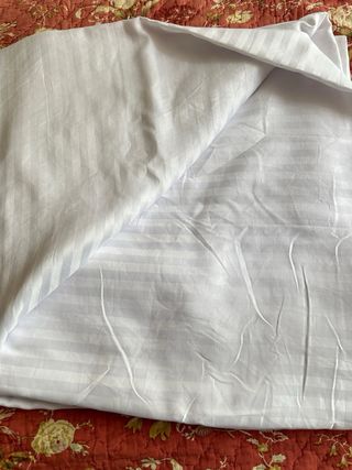 Funda colchón 160x200cm Rayas Blancas