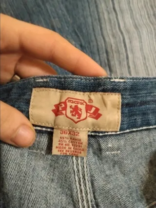 Pj Mark Jeans Y2k Baggy Larghi W36
