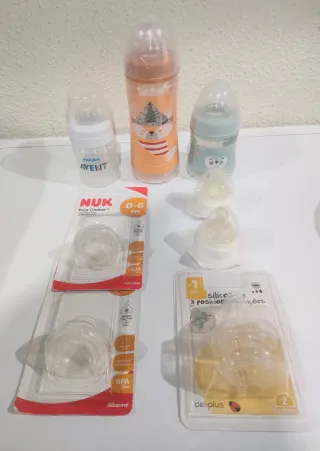 Biberones y tetinas Nuk, Philips Avent