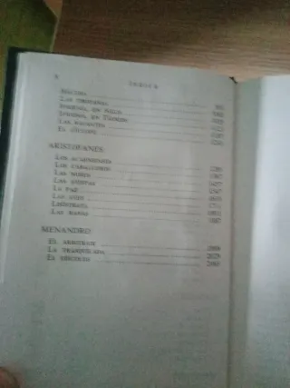 Libro Teatro Griego los clasicos
