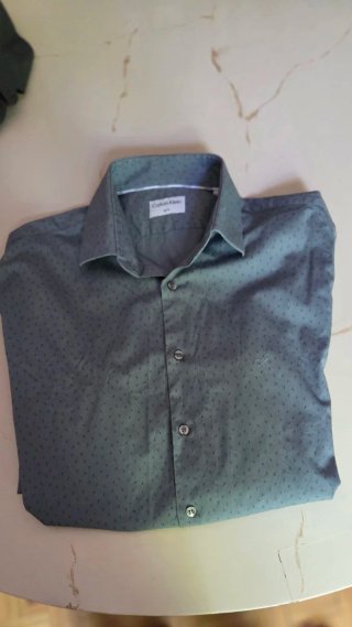 Camisa Calvin Klein Hombre Azul
