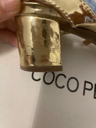 Sandalias COCO PERLA doradas talla 38