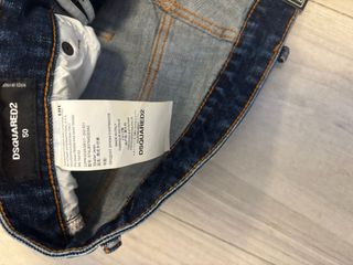Pantalones DSQUARED2 Azules con Efecto Desgastado