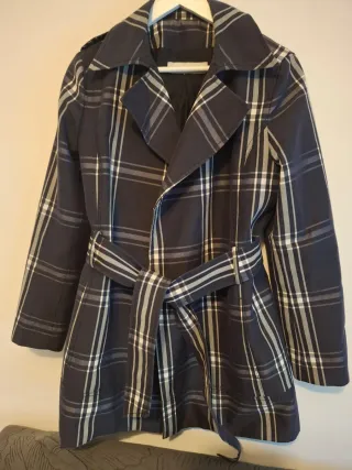 Bonito trench cuadros primavera XL