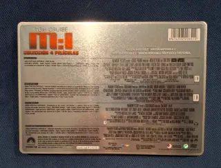 Dvd Misión Imposible, caja metálica