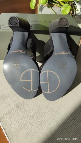 Sandalias G-Star RAW tacón negro