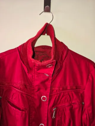 Chaqueta roja mujer talla M