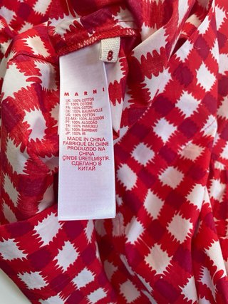 Marni Vestito 8 anni cotone quadretti vichy