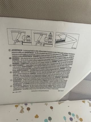 Cuna Colecho Jané sin usar - Baby Side Square