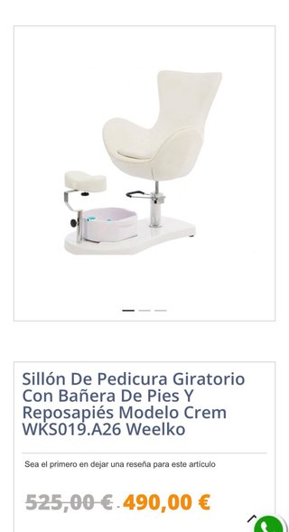 Sillon pedicura