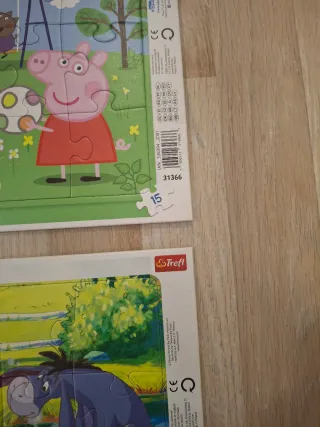 2 Puzles: Peppa Pig y Winnie the Pooh