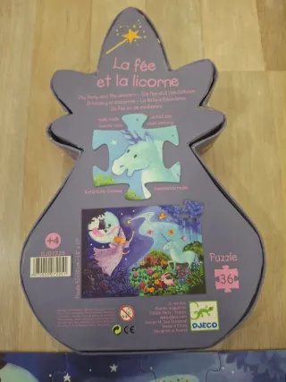 Puzzle Princesa 36 piezas Djeco