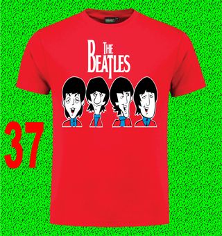 5 THE BEATLES CAMISETA LENNON POP MUSICA TEXTALLA