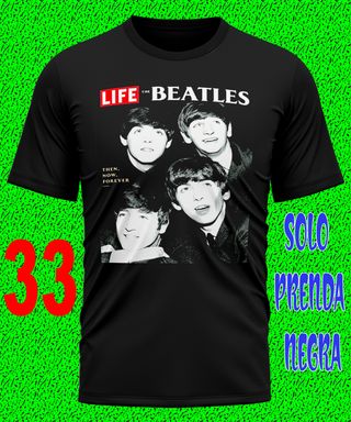 5 THE BEATLES CAMISETA LENNON POP MUSICA TEXTALLA