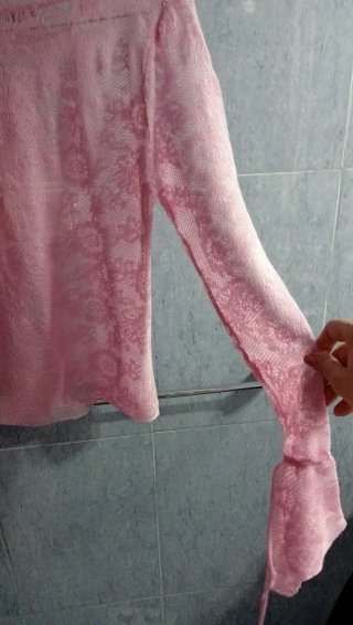 Blusa Talla L De Zara, Color rosa