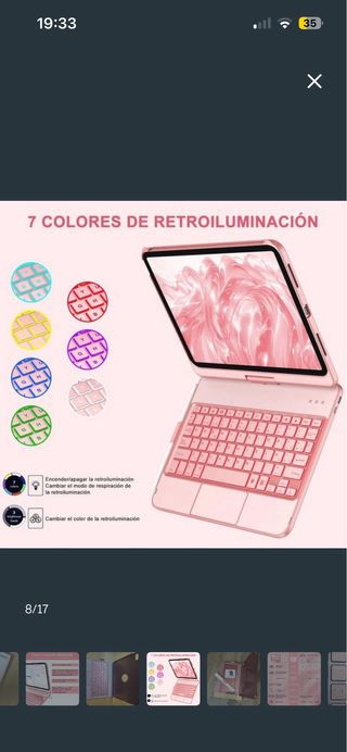 Funda con teclado y pen para iPad 11