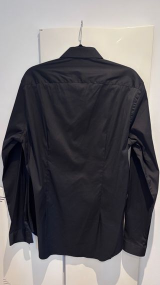 Camisa Negra Zara Talla M. Slim