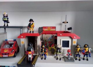 Coche Policía Playmobil con Luces